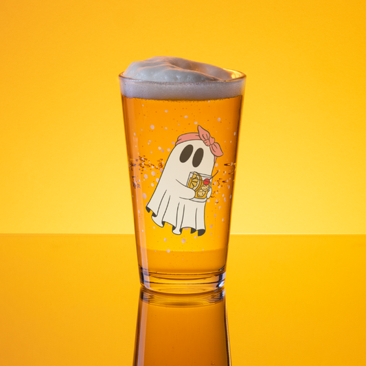 Old Fashioned Boo Pint Glass