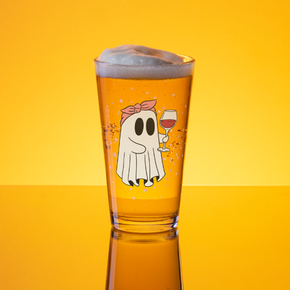 Wine Boo Pint Glass