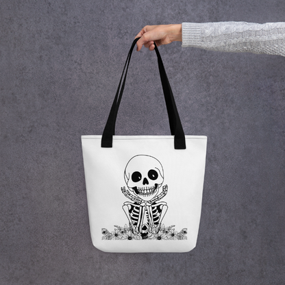 Petals and Bones Tote Bag