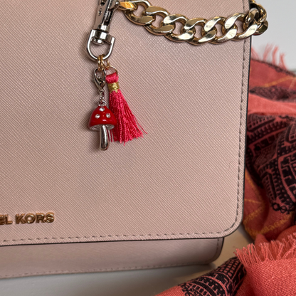 Mushroom Purse Charm & Keychain