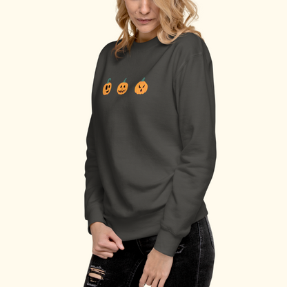 Punny Pumpkins Unisex Sweatshirt