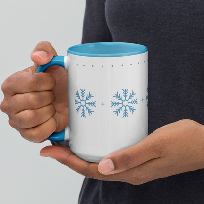 Blue Snowflakes Mug