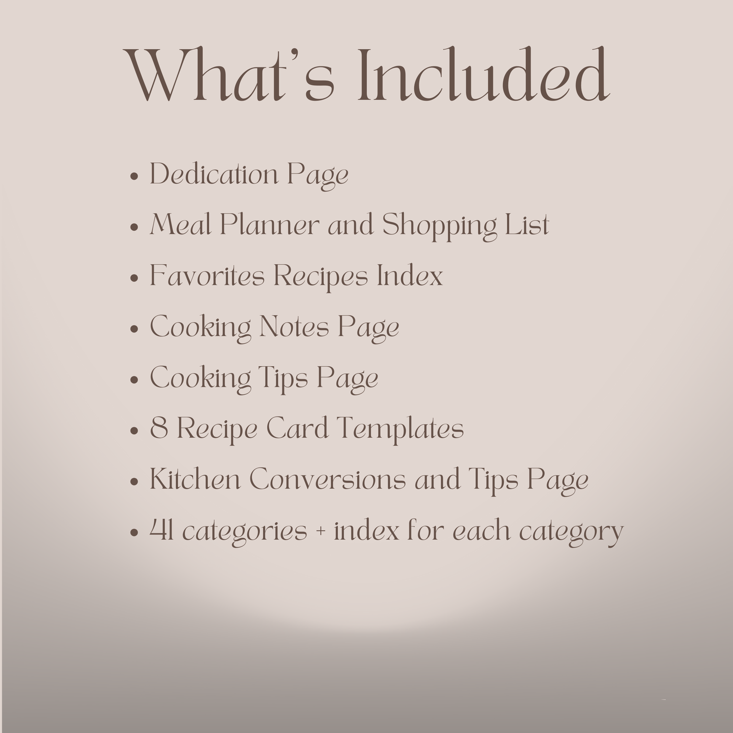 Family Cookbook Template: Print or E-book
