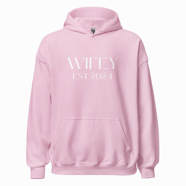 Wifey EST 2024 Hoodie - 8 Colors