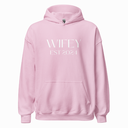 Wifey EST 2024 Hoodie - 8 Colors