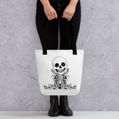 Petals and Bones Tote Bag