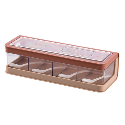 Spice Box with 4 Compartments