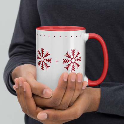 Red Snowflakes Mug