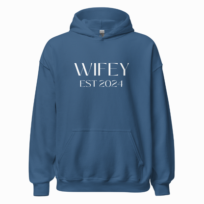 Wifey EST 2024 Hoodie - 8 Colors