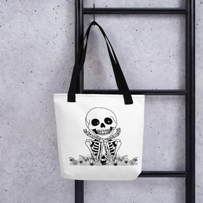 Petals and Bones Tote Bag