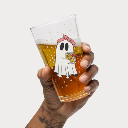 Old Fashioned Boo Pint Glass