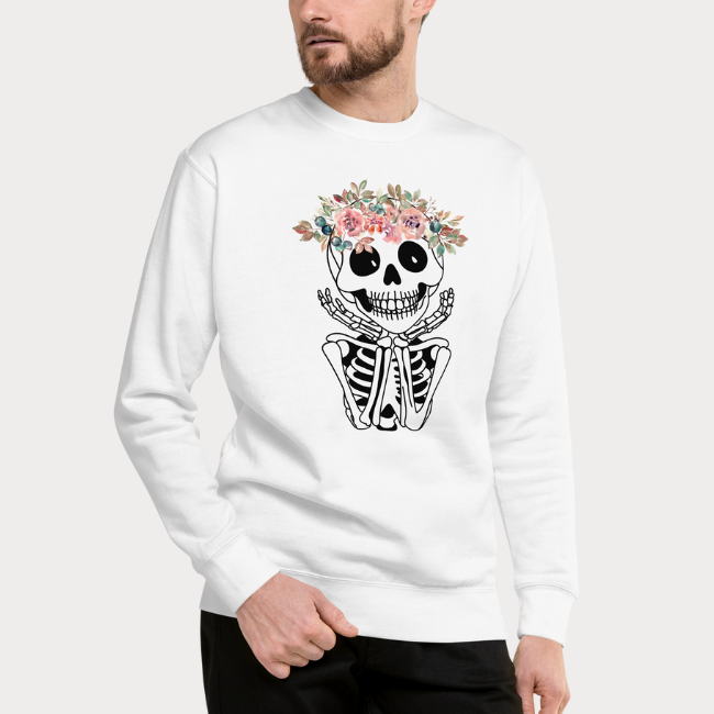 Blooming Bones Unisex Sweatshirt