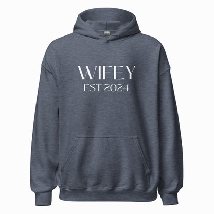 Wifey EST 2024 Hoodie - 8 Colors