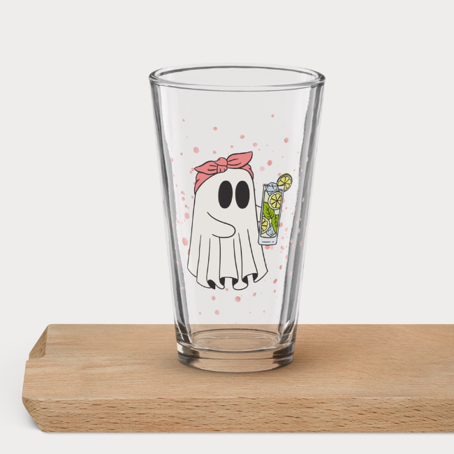 Mojito Boo Pint Glass