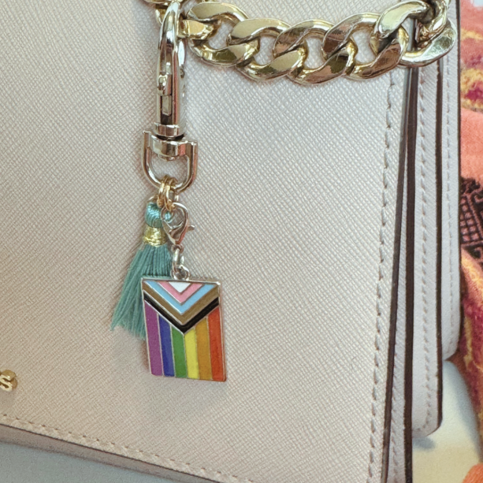 Pride Flag Purse Charm