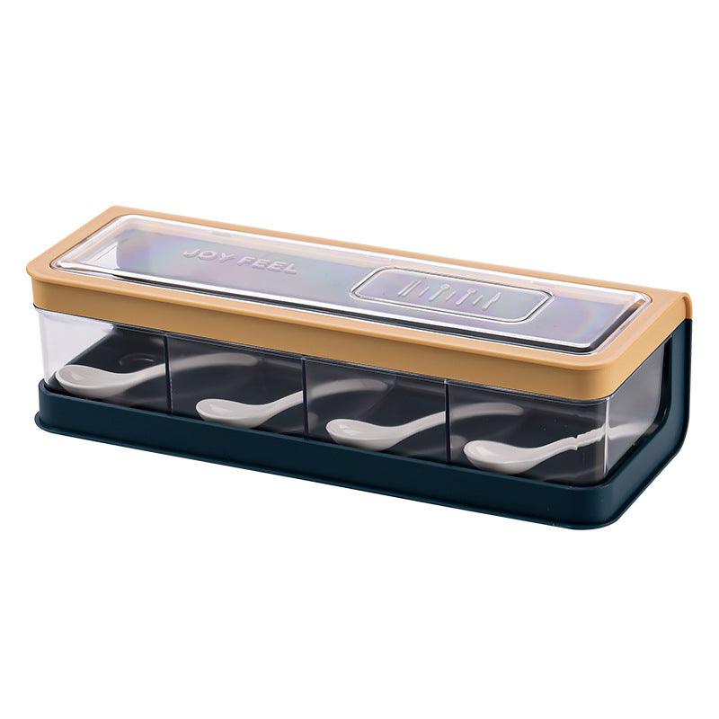 Spice Box with 4 Compartments